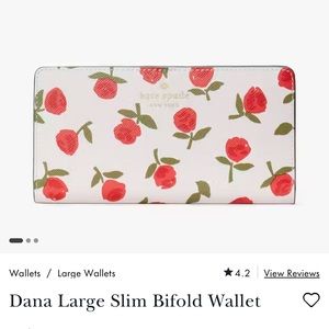 ♠️ Kate Spade Dana Large Slim Bifold Wallet BNNU♠️